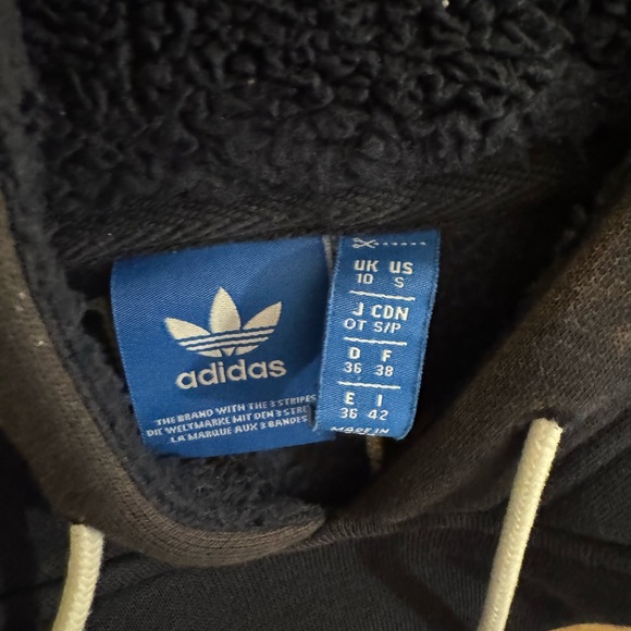 Adidas Retro Navy Blue Hoodie - Picture 3 of 3